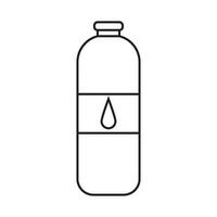 agua botella icono vector