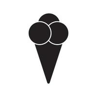 ice cream icon vector