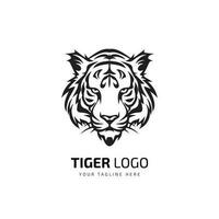 Tiger Silhouette isolated Vector