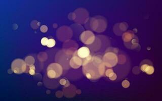 Bokeh effect. Christmas glowing warm golden glitter element for your design. Vector illustration