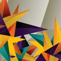 Colorful polygonal style background. Triangles background. vector