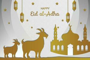 Eid al Adha background. vector