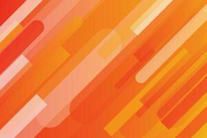 Orange gradient background. Diagonal rounded shape. vector