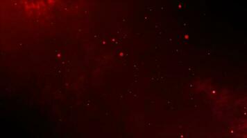 red particles background video