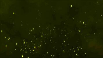 yellow Particle designed background video