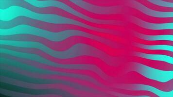 Animated Abstract background with blue and pink color wavy stripes video