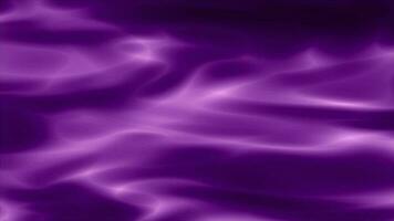 Animated purple modern glossy and silky wavy pattern background video