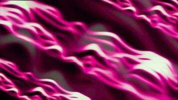 Dark pink color diagonal wiggling strips blurry background video