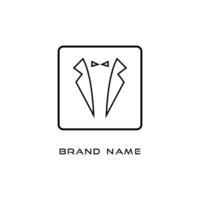 Styles suit logo design vector