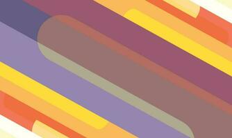 Colorful stripes background. Rounded shape. vector