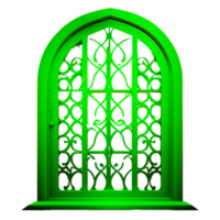 islamique fenêtre png ai génératif
