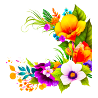 fleur ornement png images ai génératif