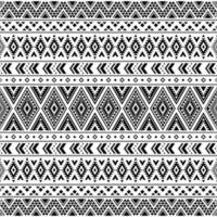 geométrico vector ilustración diseño. sin costura étnico modelo. tribal azteca estilo. negro y blanco colores. diseño para textil, tela, ropa, cortina, alfombra, batik, ornamento, envase, papel.