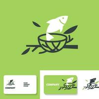 Fish Nest Logo vector