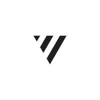 Initials letters V logo, simple and modern vector