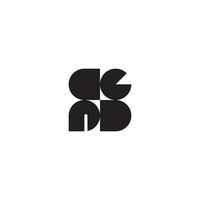 Unique letters SGP or CGPD Monogram logo design vector
