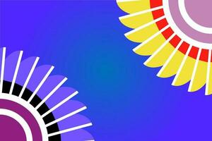 abstract background like colorful fan vector