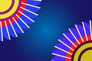 abstract background like colorful fan vector