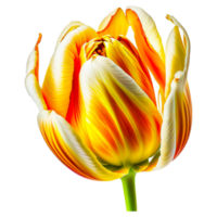 Jaune tulipes png ai génératif