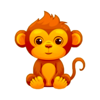 Baby Schimpanse png Bilder ai generativ