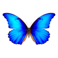 Blue Butterfly png Ai Generative