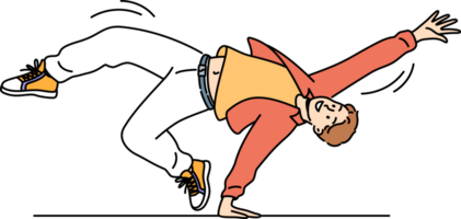 feliz cara breakdance png