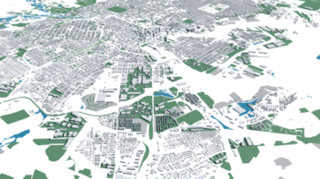 3d illustration de baltimore Masse bâtiment dans transparent png