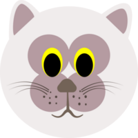 il gatto personaggio impostato design illustrazione png