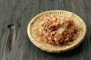 katsuobushi bonito escama japonés comida foto