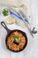 Kimchi Bokkeumbap or Korean Kimchi Fried Rice photo