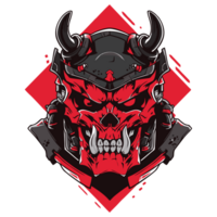 Edgy warrior design for tshirt, png