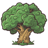 antiguo árbol No fondo, ai generativo png