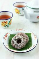 Jalabria or Jalabiya, Donut Ring Shape Snack made from Sticky Rice Flour photo