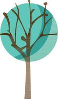 aislado árbol icono. vector