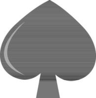 Vector playing card sign or symbol.