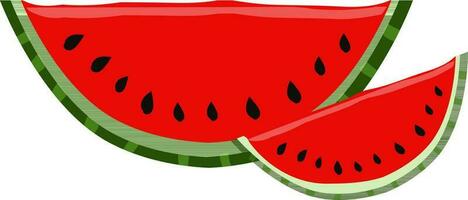 Illustration of watermelon, Casino slot machine symbol. vector