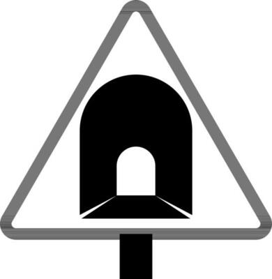 Tunnel icon on Traffic board.
