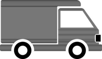 Flat sign or symbol of a Truck. vector