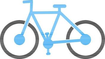 Flat creative sign or symbol of a bicycle. vector