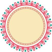 Elegant decorative frame design. vector