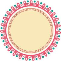 Elegant decorative frame design. vector