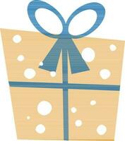 Flat illustration of gift box. vector