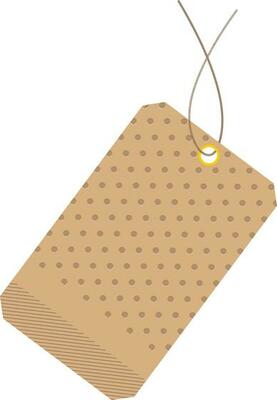Price tag or label design.