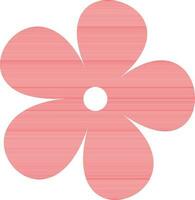 Beautiful pink flower design. vector