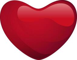 Red heart valentine love logo vector. vector
