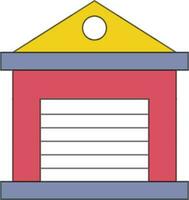 Warehouse icon or symbol. vector