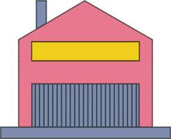 Warehouse icon or symbol. vector