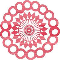 Floral design decorated pink and white color. vector