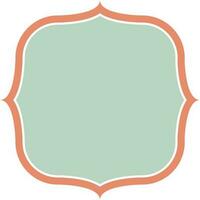 Sticker with space for your message. vector