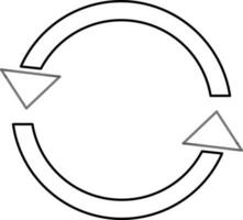 Refresh or Reload web symbol. vector